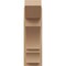 Ekena Millwork 7 1/2-in W x 16-in D x 24-in H Balboa Slat Rough Cedar Woodgrain TimberThane Outlooker, Primed Tan OUTUR075X16X24BOA24RCPR - alternate 6